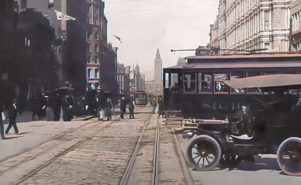 Видео 100-летней давности раскрасили и масштабировали до 4K