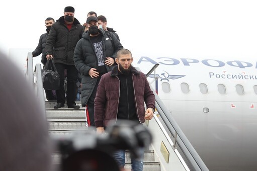 В Грозном встретили Хамзата Чимаева
