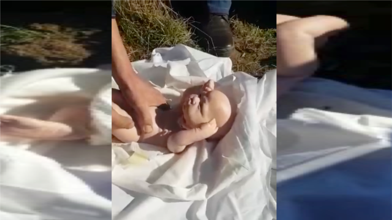 "Просить прощения не за что". МВД по Дагестану выложило видеообращение хоронившего кукол жителя