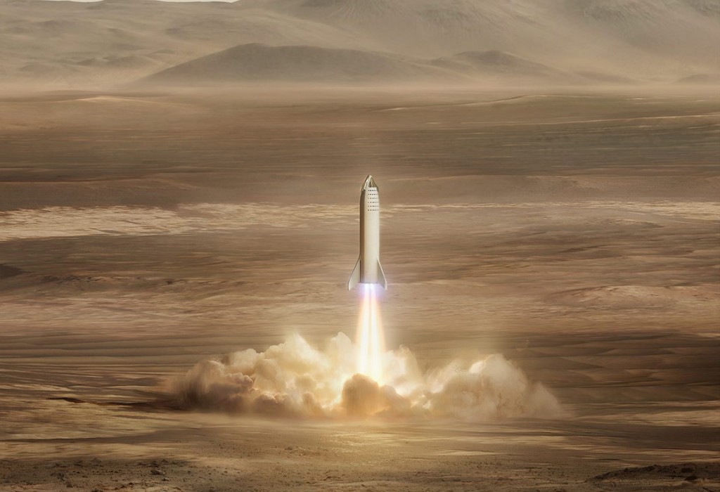 Илон Маск озвучил сроки посадки на Марс космического корабля Starship