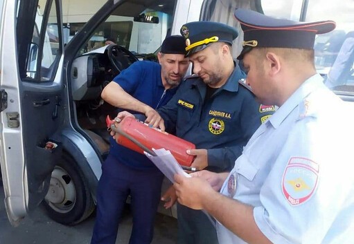 Водителям маршрутного такси порекомендовали проверить срок годности огнетушителей