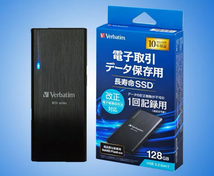 Verbatim представила внешний SSD, на который записать данные можно только один раз