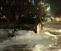 Пожарные ликвидировали возгорание машины в центре Грозного