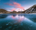 На озере Кезеной-Ам замерили толщину льда