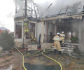 В жилом доме в городе Курчалой произошёл крупный пожар
