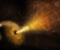 Ученые пронаблюдали приливное разрушение звезды черной дырой