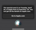 Siri заявила, что следующая презентация Apple состоится 20 апреля