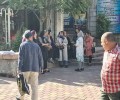 Афганские беженцы вышли на протест перед зданием ООН в Бишкеке