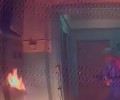 Опубликовано видео поджога квартиры в Москве, из которой студенты-мусульмане спасли девушку