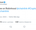 Robinhood добавил поддержку Chainlink. Курс LINK вырос на 9%